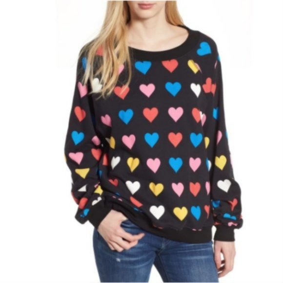 Wildfox Tops - Wildfox Have a Heart Sommers Sweatshirt Size M